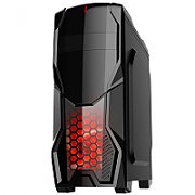 Carcasa Njoy Supernova, MiddleTower, fara sursa, black/red_12