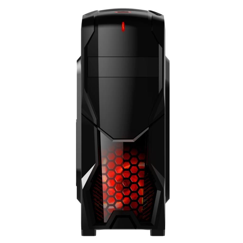 Carcasa Njoy Supernova, MiddleTower, fara sursa, black/red_3