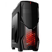 Carcasa Njoy Supernova, MiddleTower, fara sursa, black/red_7
