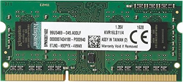 KINGSTON KCP3L16SD8/8 DDR3L SODIMM 8GB Kingston 1600MHz 1.35V branded_2