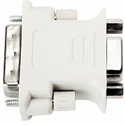 ADAPTOR video SPACER, DVI-I DL (T) la VGA (M), alb, 