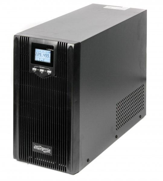 UPS GEMBIRD, Line Int. cu sinusoida pura cu management, mini tower, 3000VA/2400W, AVR, IEC x 6, 4 x baterie 12V/9Ah, display LCD, back-up 21 - 30 min., 