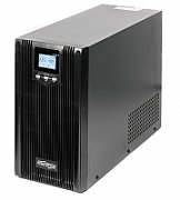 UPS GEMBIRD, Line Int. cu sinusoida pura cu management, mini tower, 3000VA/2400W, AVR, IEC x 6, 4 x baterie 12V/9Ah, display LCD, back-up 21 - 30 min., 